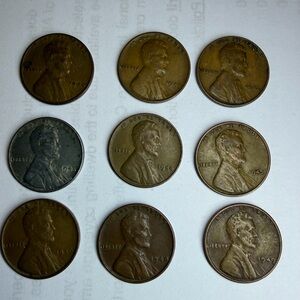 1940’s Vintage Lincoln Wheat Pennies Collection